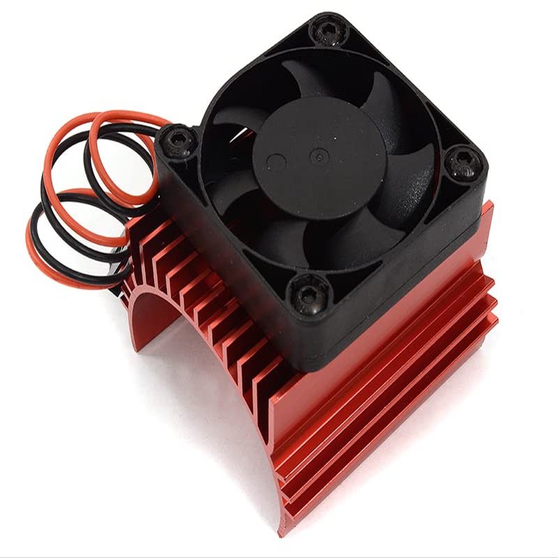 Integy Motor Heatsink w/Cooling Fan 40x40mm for Brushless Motor 4074/4274/1515 Size