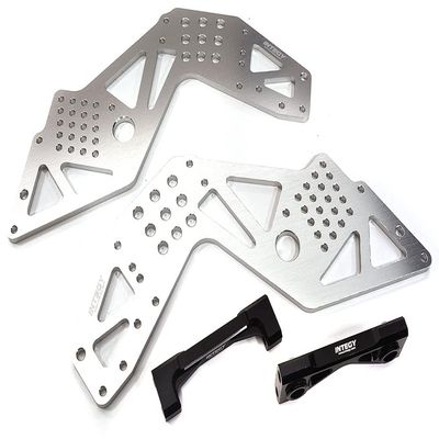 Integy Billet Machined Chassis Side Plates & Mounts for Losi 1/8 LMT 1.0 Monster Truck