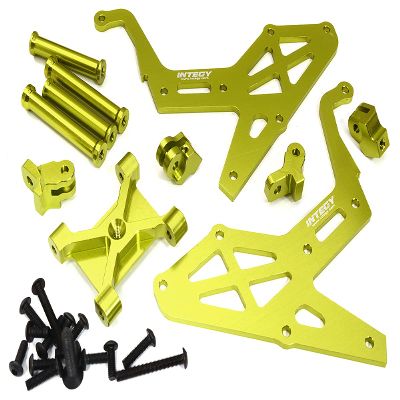 Integy Machined Green Spare Tire Rack Set for Losi 1/10 Lasernut U4 4WD Brushless RTR