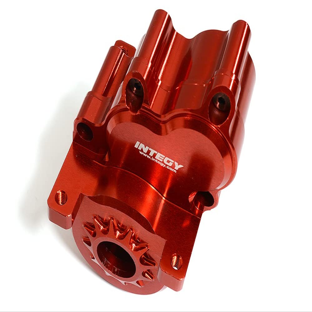 Red Billet Machined Center Gearbox Housing for 1/10 Traxxas E-Revo 2.0 3991X