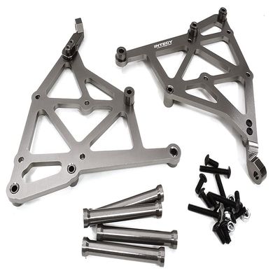 Integy Grey Billet Machined Wing Mount Upgrade for Losi 1/5 Desert Buggy XL-E & 2.0