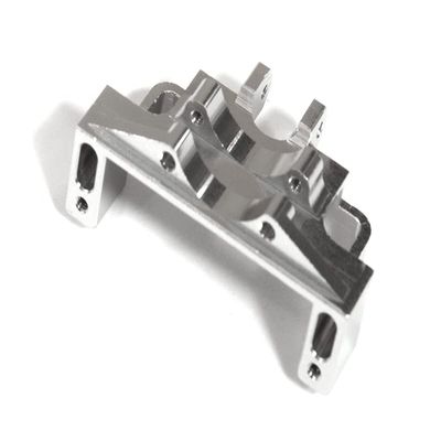 Billet Machined Silver Servo Mount for Axial 1/24 SCX24 Rock Crawler