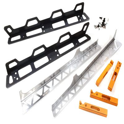 Billet Machined Rock Rails for Axial SCX6 Crawler - Orange 250003
