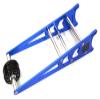 Blue Billet Machined Wheelie Bar Upgrade for Traxxas 1/10 Drag Slash 2WD view 1