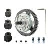 Clutch Assembly w/ 53T Metal Spur & 15/17/19T Pinions for Traxxas 1/10 Slash 4X4 view 1