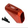Machined Realistic Red T2 Exhaust Tip for Arrma 1/7 Limitless All-Road ARA320518 view 1