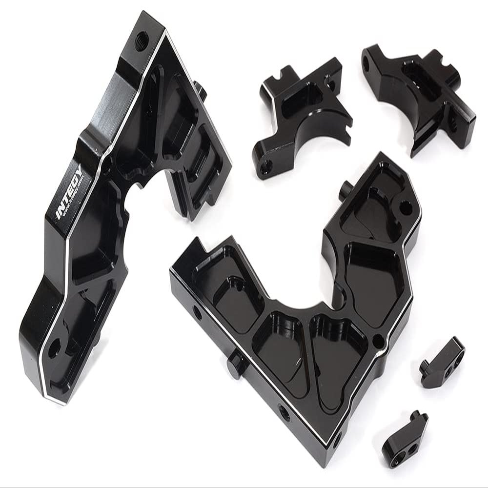 Integy Black Billet Machined Rear Bulkhead Upgrade for 1/5 DBXL-E 2.0 4WD