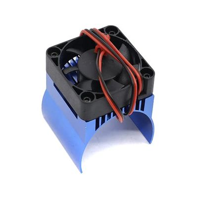 Integy 42mm Motor Heatsink+40x40mm Cooling Fan for 1/10 Summit & E-Revo w/ 4047 Motor