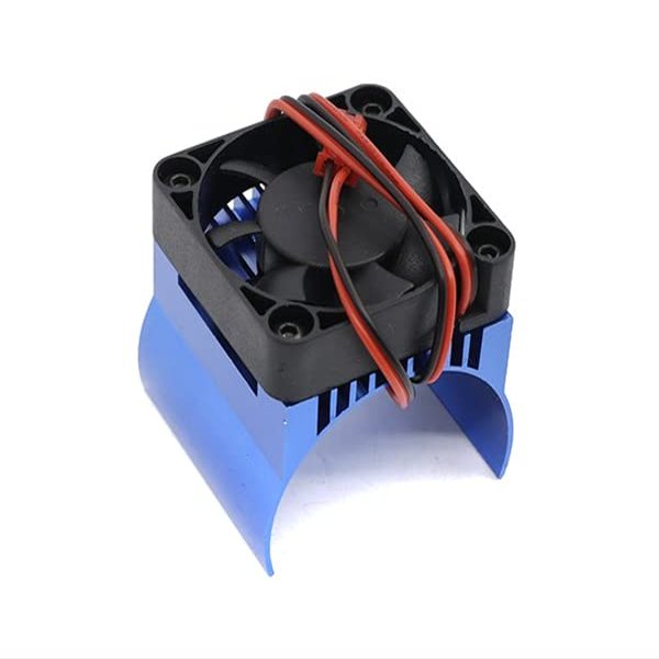 Integy 42mm Motor Heatsink+40x40mm Cooling Fan for 1/10 Summit & E-Revo w/ 4047 Motor