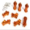 Machined Front & Rear Body Mount Set for Arrma 1/8 Kraton 6S BLX V3 AR330230 view 1