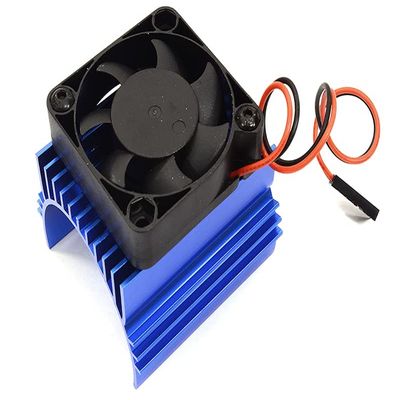 Integy Motor Heatsink w/Cooling Fan 40x40mm for Brushless Motor 4074/4274/1515 Size