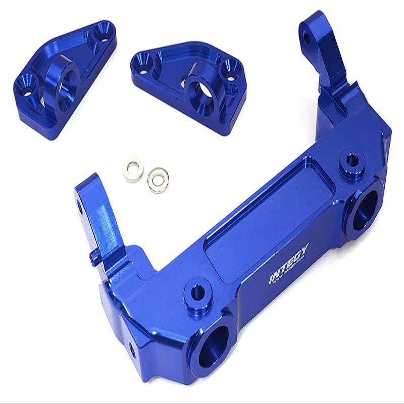 Blue Billet Machined Front Bumper & Body Mounts for Axial SCX6 1/6 Scale 251008