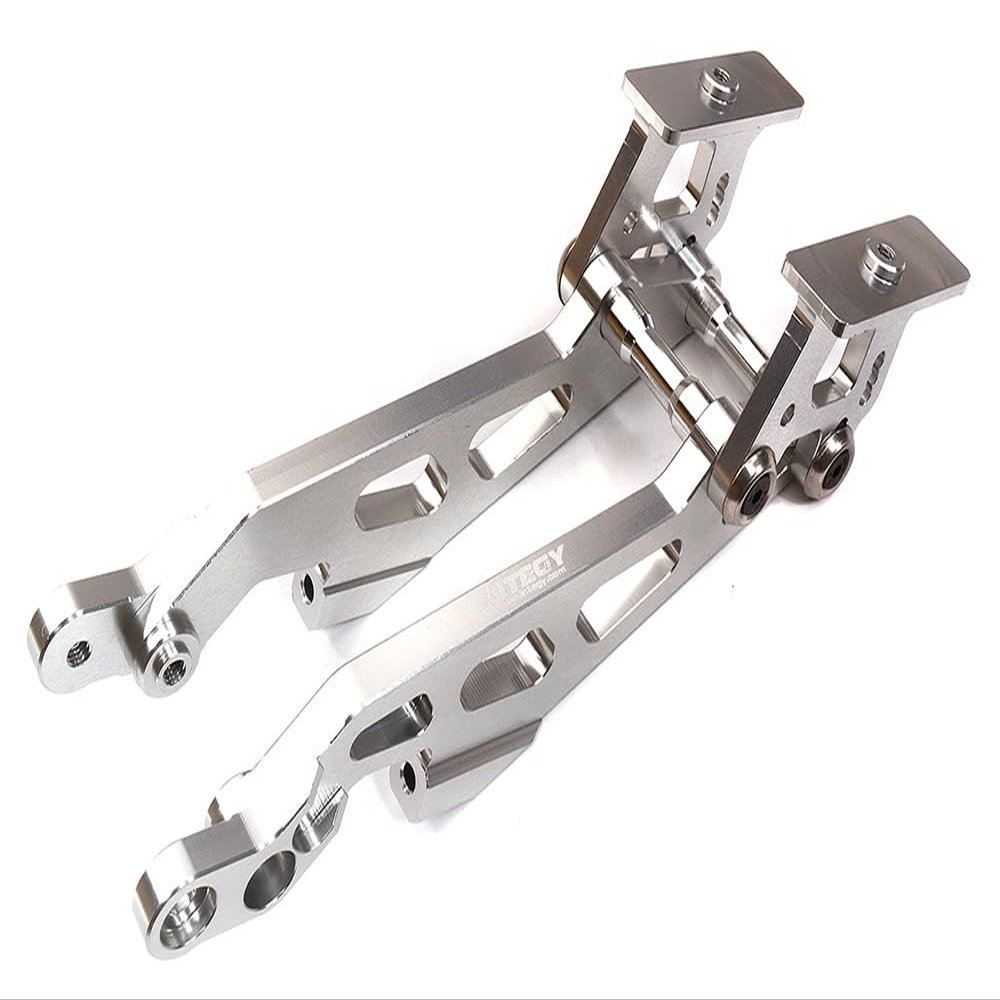 Alloy Machined Wing Mount Set for Arrma 1/8 Kraton 6S BLX V5 - Silver AR320347