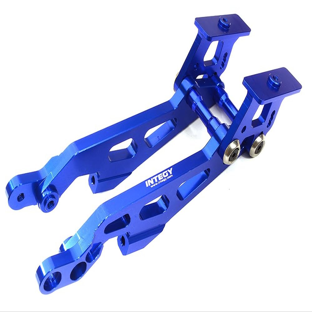 Alloy Wing Mount Set for Arrma 1/8 Kraton 6S BLX V5 - Blue Machined AR320347
