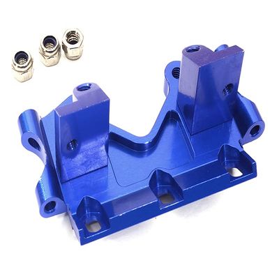 Blue Billet Machined Front Lower Bulkhead for Traxxas 1/10 Drag Slash 2WD