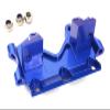 Blue Billet Machined Front Lower Bulkhead for Traxxas 1/10 Drag Slash 2WD view 1