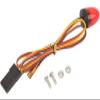 Integy Realistic Roof Top Blue Flashing Light LED 10x15mm Size Red Plastic Housing view 1