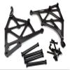 Integy Black Billet Machined Wing Mount Upgrade for Losi 1/5 Desert Buggy XL-E & 2.0 view 1