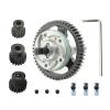Clutch Assembly w/ 52T Metal Spur & 15/17/19T Pinions for Traxxas 1/10 Slash 4X4 view 4