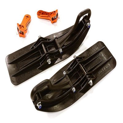 Integy Orange Front Sled Attachment Conversion Kit for Losi 1/5 DBXL-E 2.0 4WD(for RWD)
