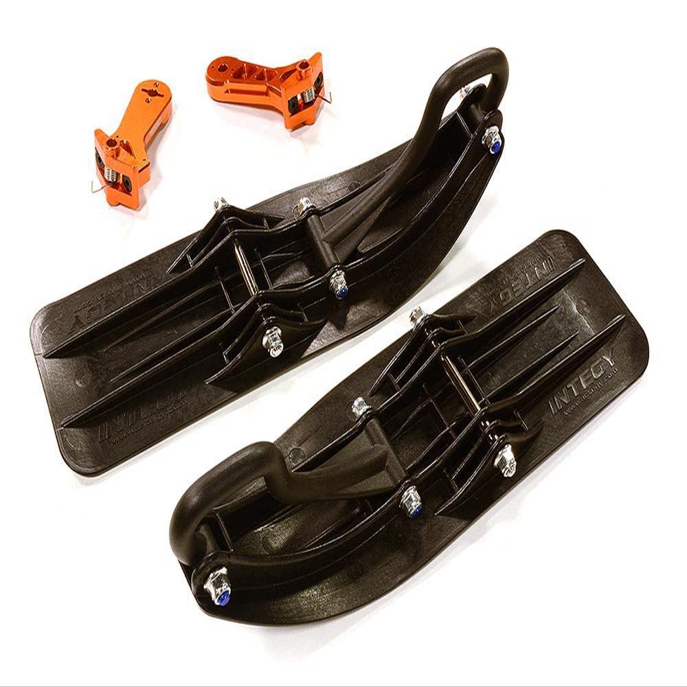Integy Orange Front Sled Attachment Conversion Kit for Losi 1/5 DBXL-E 2.0 4WD(for RWD)