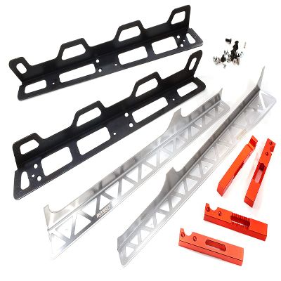 Billet Machined Red Rock Rails for Axial SCX6 Crawler 250003