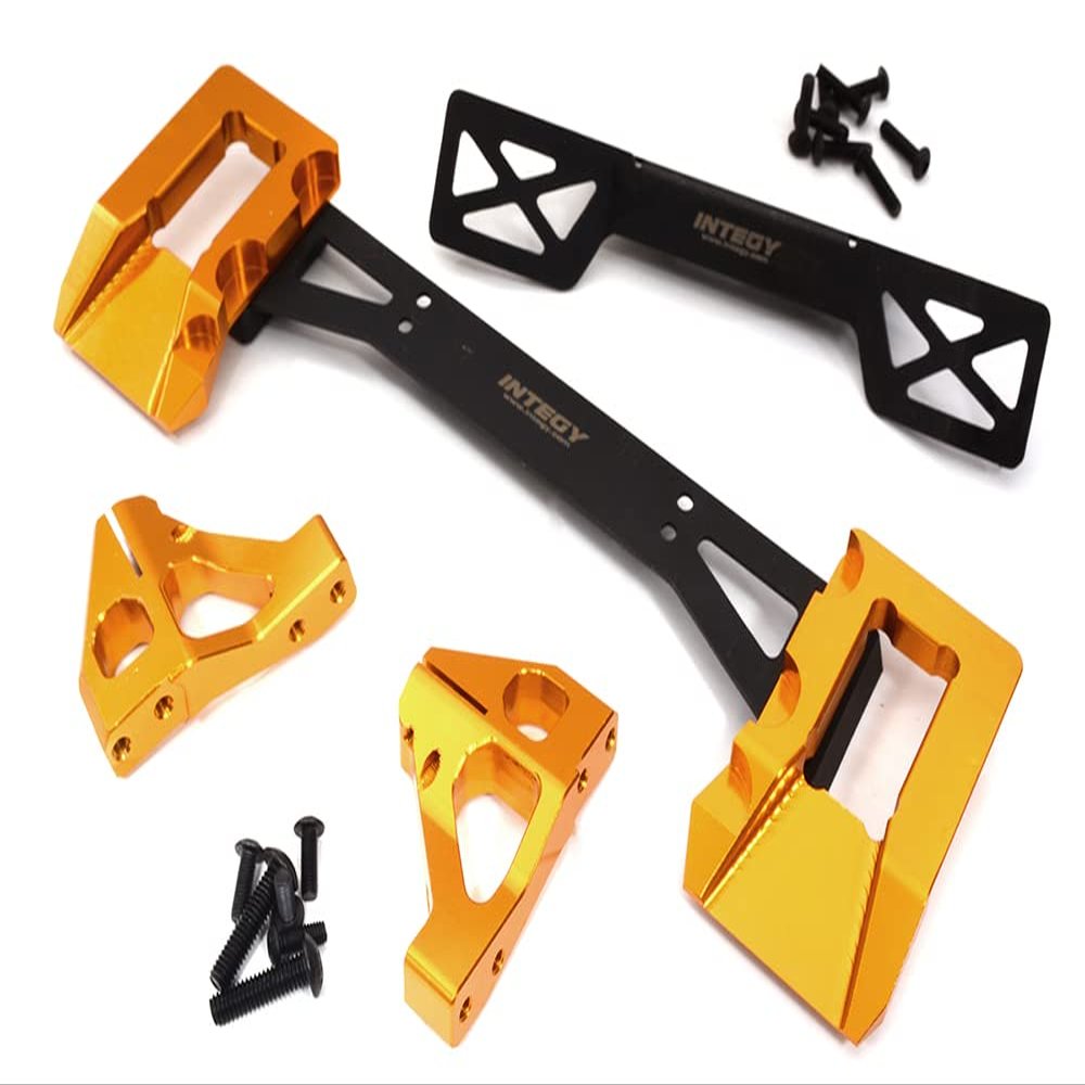 Alloy Machined Rear Body Mount Set for Traxxas 1/8 Sledge 4WD - Orange 9515
