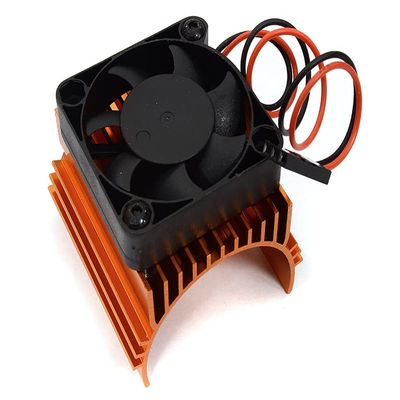 Integy Motor Heatsink w/Cooling Fan 40x40mm for Brushless Motor 4074/4274/1515 Size