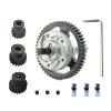 Clutch Assembly w/ 50T Metal Spur & 15/17/19T Pinions for Traxxas 1/10 Slash 4X4 view 4