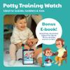 Potty Training Watch for Kids V2  A Water Resistant Potty Reminder Device for Boys & Girls to Train Your Toddler with Fun/Musical & Vibration Interval Reminder with Potty Training eBook (Turquoise) view 2