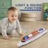 OTONOPI Cruise Ship Model Toy Ocean Liner Boat Toy with Light and Sound for Kids Toddlers Boys Girls Adults Age 3-12+ Birthday Children's Day Gift Home Decoration Collection view 4