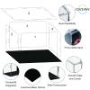 Acrylic Display Case for Ideas Typewriter 21327 Building Kit with Customized Designbackground. Assemble Display Case for Collectibles,Dust-Free,Clear.(13.812.27.9 inch;353120 cm) view 4