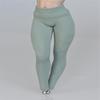Fremego 1/6 Scale Female Clothes,Stretch Zipper Top Leggings Costume Tight Coat Pants Trousers Outfit Clothing for 12inch PH TBL JO Female Action Figure (Green Pant) view 1