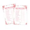 50 Baby Shower Games for Girl-Baby Price Is Right,Floral Theme, Thick Cardstock, Fun and Easy to Play view 1