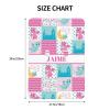 Personalized Baby Car Seat Canopy for Girls, Custom Name Baby Car Seats Covers for Babies, Opening Minky Nursing Breastfeeding Stroller Cover Infant Carseat Canopies for Newborn (Cute Dragon Pink) view 3