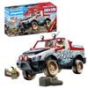 Playmobil Rally Car Toy Playset - 74 Piece Bundle Including Stuntman Mini Figure - Movable Axle and Removable Roll Bar to Insert Figure - Complete with Full Tool Box, Map, Camera, Thermos and Gas Can view 1