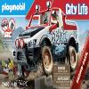 Playmobil Rally Car Toy Playset - 74 Piece Bundle Including Stuntman Mini Figure - Movable Axle and Removable Roll Bar to Insert Figure - Complete with Full Tool Box, Map, Camera, Thermos and Gas Can view 4