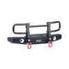KYX Racing CNC Machined Aluminum Front Bumper Upgrades Parts Accessories for 1/18 RC Crawler Car Traxxas TRX4M Bronco view 2
