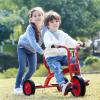 Preschool Kids Tricycle, Kids Kindergarten Pedal Tricycle Toddler Bike,Carbon Steel Trike Frame Outdoor Play Equipment Big Wheel Trike for 2-6 Years Old(81cm(31.9in), Red) view 2