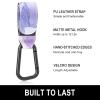 Gukeniu Baby Stroller Hooks for Hanging Bags, Universal Stroller Clips Accessories, Mommy Hook for Diaper Bag, Shopping Cart, Purse, Backpack - 2 Pack, Dream Purple view 3