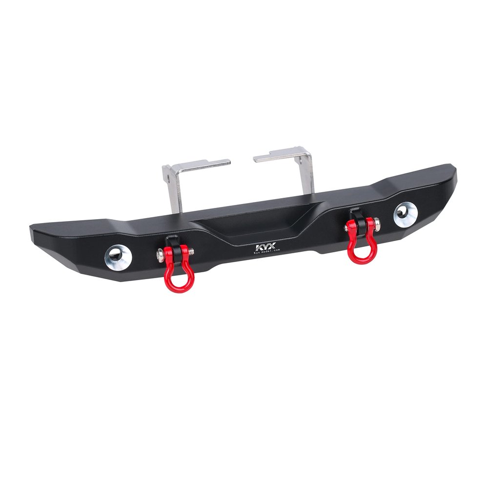 KYX Racing CNC Machined Aluminum Rear Bumper Upgrades Parts Accessories for 1/18 RC Crawler Car Traxxas TRX4M Bronco