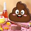 Harrycle Poop Piata Set Included Brown Funny Poop Piata Black Yellow Piatas Stick Blindfold Confetti for Adults Birthday Fiestas Poop Party Game Decorations, 13.4 x 12.6 x 3 Inch view 3