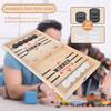 22.8" Foldable Large Fast Sling Puck Game Slingshot Games Toy for Adults Table Desktop Battle Wooden Hockey Table Game Family Foosball Winner Board Games view 3