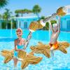[2025 New Version Patented] 4Pcs Pool Floats Inflatable Raft Pool Toys for Kids Ages 6-8-12, Battle Log Rafts Water Toys Kids, Swimming Pool Game Pool Party Outdoor for Family (Style-001) view 2