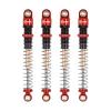 INJORA 51mm Shocks-Long Travel Threaded Double Barrel Damper for Axial AX24 SCX24 Upgrade 1/24 RC CrawlerRed view 1