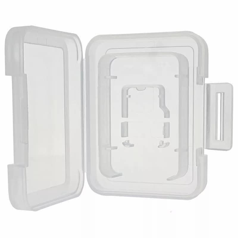 10PCS Single Game Dedicated TF Card Portable Game Card Storage Holder Mini Case Protective Transparent Box Shockproof Plastic Storage Case for Switch Lite OLED