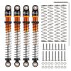 INJORA 51mm Shocks-Long Travel Threaded Double Barrel Damper for Axial AX24 SCX24 Upgrade 1/24 RC CrawlerGold view 3