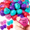 Tradder 36 Pcs Heart Stress Balls Appreciation Heart Shaped Foam Motivational Stress Balls Bulk Relief Gifts Bulk for Adults and Kids Wedding Party(Thank You) view 1