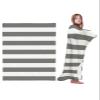 Baby Blanket for Girls Boys Grey and White Stripes Baby Swaddle Blanket Striped Simple Style Soft Fleece Baby Blanket Lightweight Cozy Throw Blanket for Newborn Infant Toddler 30x40 inch view 1
