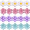 20 Daisy Flower Balloons, Floral Aluminum Foil Balloons for Birthday, Wedding Party Decorations view 1